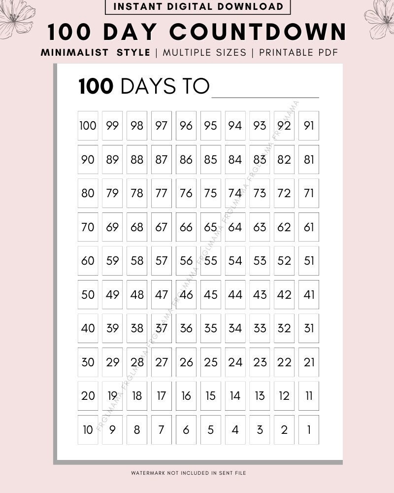 Amazon.com: 100 Tage Countdown Abreißkalender (German