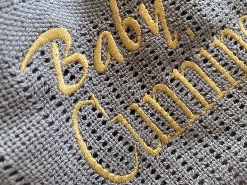 Embroidered Personalised Baby Blankets Cellular Blanket 100 Etsy UK