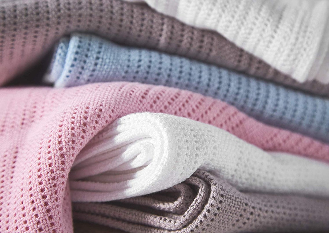 Embroidered Personalised Baby Blankets Cellular Blanket 100 Etsy UK