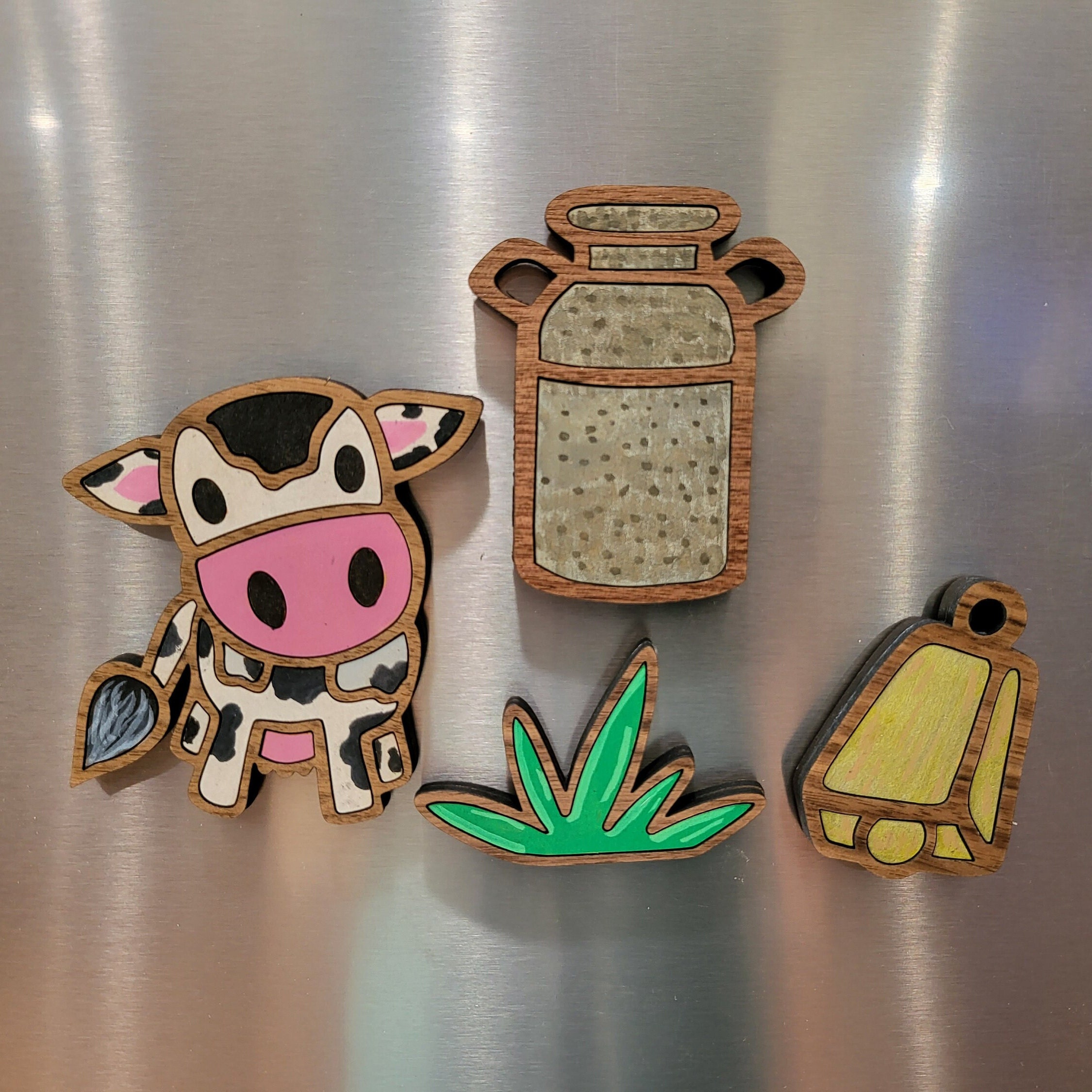 Cow Magnets Frig Magnets Farmhouse Magnets Country Farmhouse 