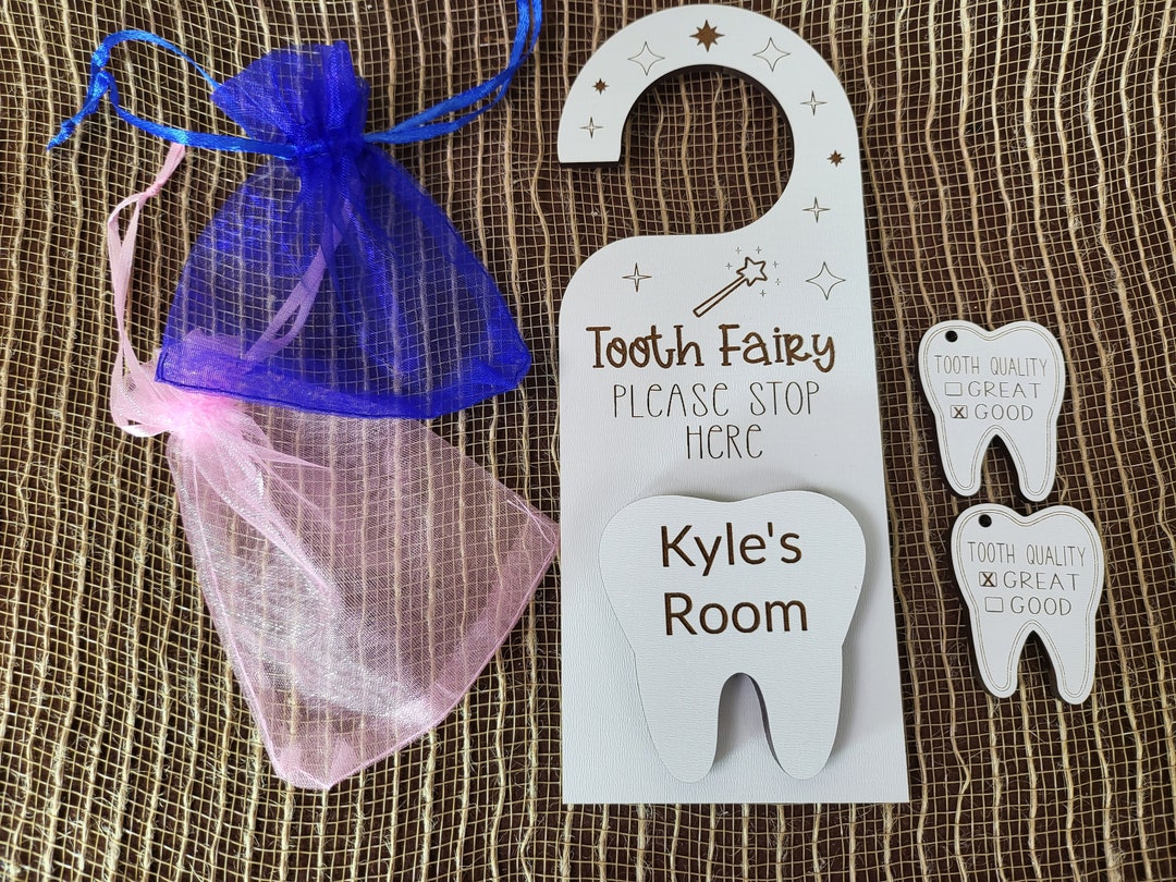 Tooth Fairy Door Hanger - Personalized Tooth Fairy Door Hanger ...