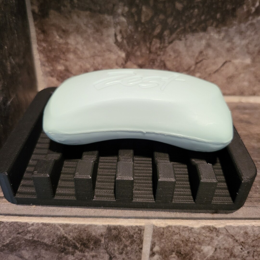 Draining Bar Soap Dish 3D Printed Bar Soap Dish Bar Soap Dish Self