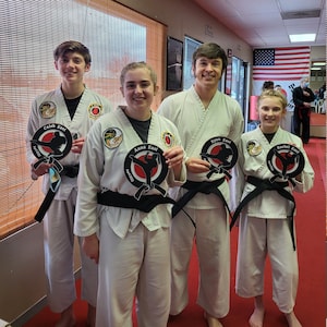 Taekwondo - Karate - Personalized Wall Hanging Martial Arts - Awards Plaque Customized For Black Belt In Taekwondo or Karate