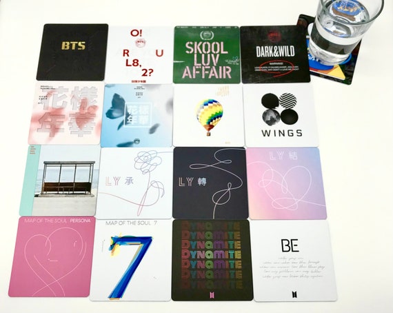 Deluxe Set of 27 Kpop Drink Coasters - Etsy