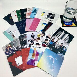 Deluxe set of 27 kpop drink coasters