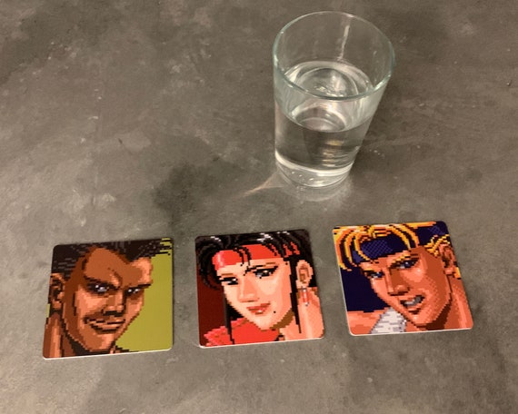 Classic Video Game Drink Coasters - Streets of Rage Set of 3