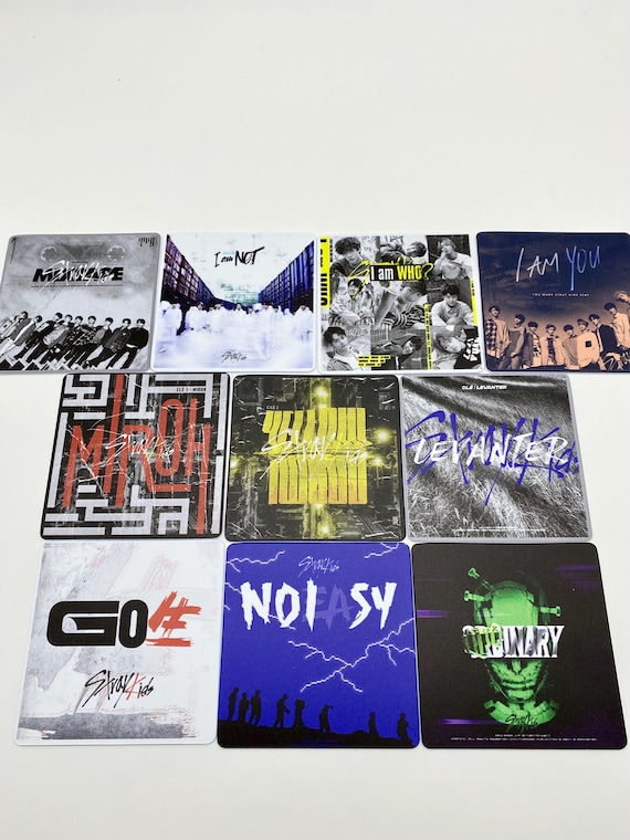 KPop Drink Coasters - Stray Kids Albums Set of 9 - K-Pop