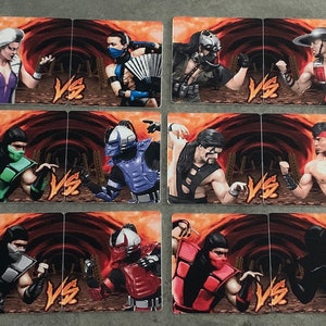 VERSUS Video Game Drink Coasters - Ultimate MK3 Arcade Set of 24(!!!!) Mortal Kombat
