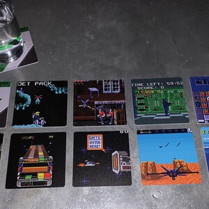 Classic Video Game Drink Coasters - Atari Lynx Screens Set of 10