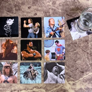 Classic Movie Drink Coasters - MST3K Tribute - Set of 9