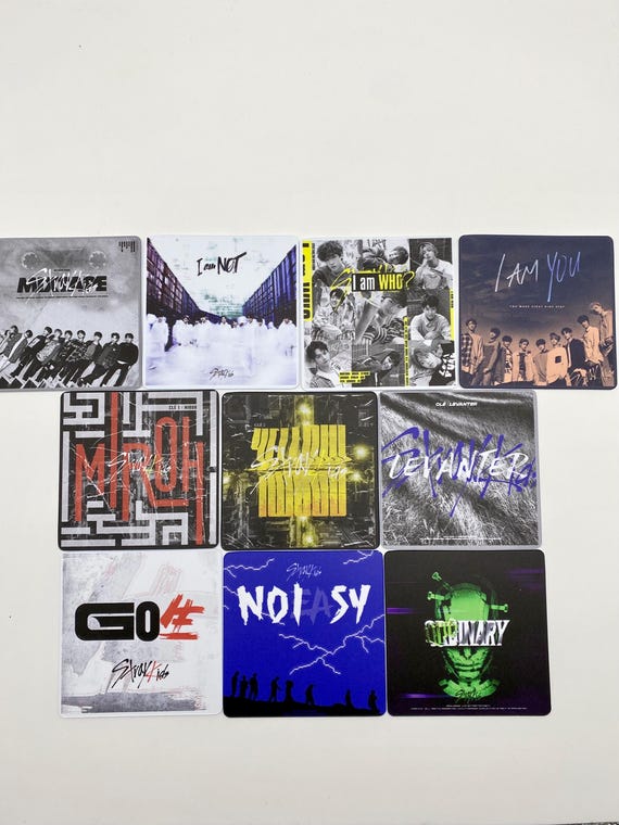 Kpop Drink Coasters - Stray Kids Albums Set of 9 - K-pop - Etsy