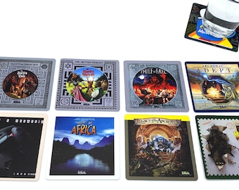 Classic Computer Game Drink Coasters - EA Album Covers Volume 2 - Set of 8