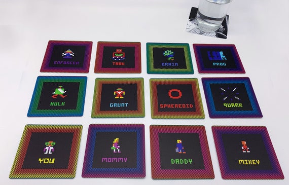 Arcade Videogame Drink Coasters Marvel Vs. Capcom Arcade Set 