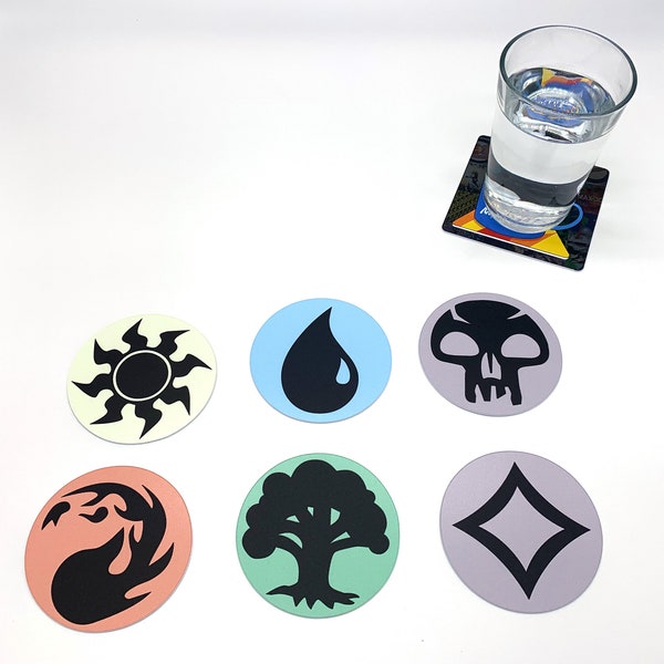 Classic Gaming Drink Coasters - Magic the Gathering Set of 6