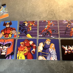 Arcade Videogame Drink Coasters - X-Men Arcade Set of 8