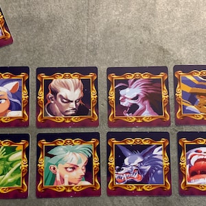 Classic Video Game Drink Coasters - Darkstalkers Set of 12