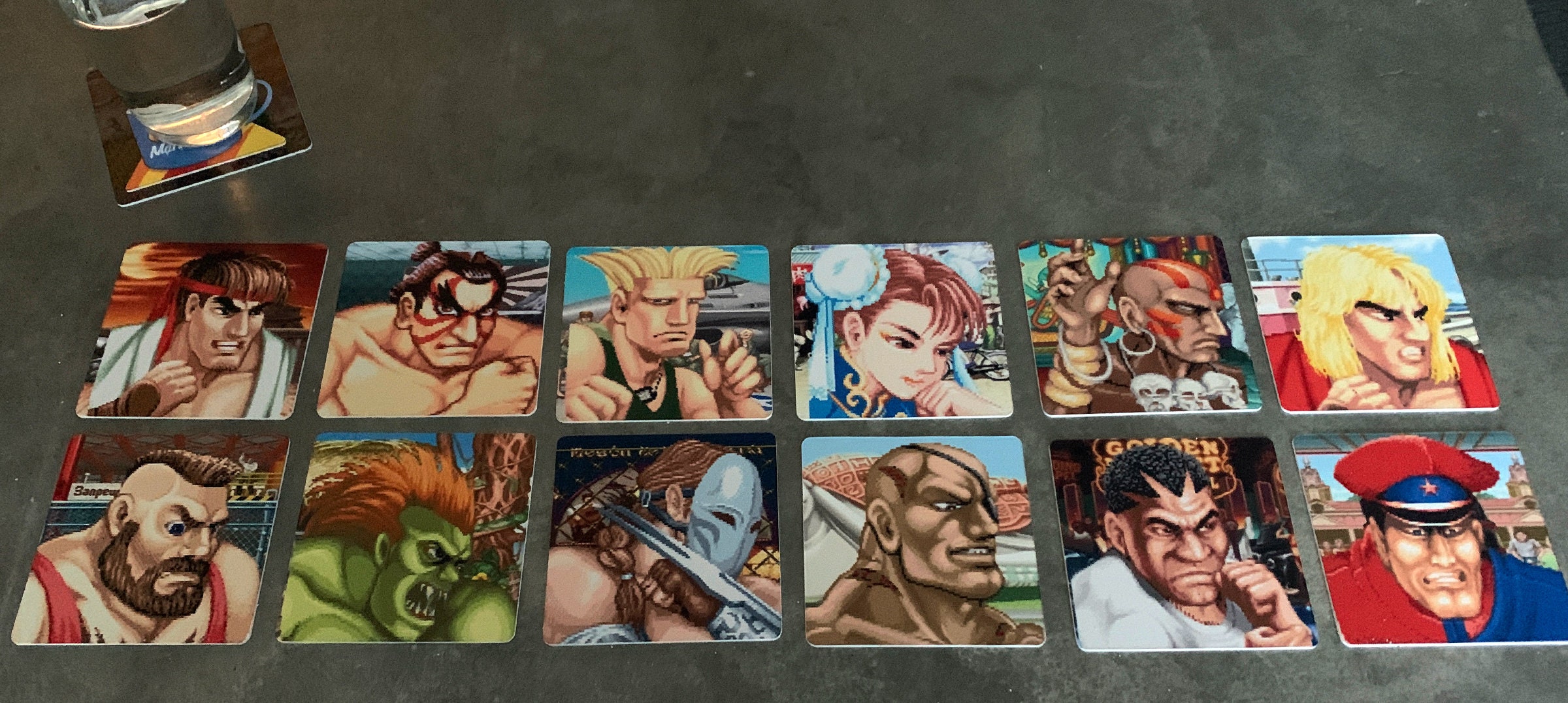 12 VEGA Street Fighter 15TH Trading Hobby Card Ⅱ Ⅲ ZERO CAPCOM JAPAN GAME