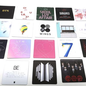 【りゅーじ】BTS　アルバム　セット Kpop Drink Coasters - BTS Album Covers Set of 18 K-pop - Etsy