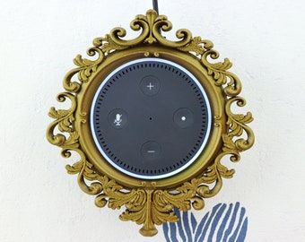 Baroque Wall Mount Stand Compatible with Alexa Echo Dot 2rd Generation Smart Home Speaker