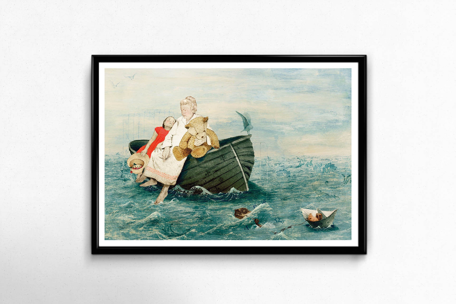 Kaatje Vermeire Grandma and Maia. Horizontal Giclée Art Print. Picture ...