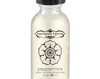 Peppermint Glass Cleaning Concentrate: Plant-Based Multipurpose Cleaner