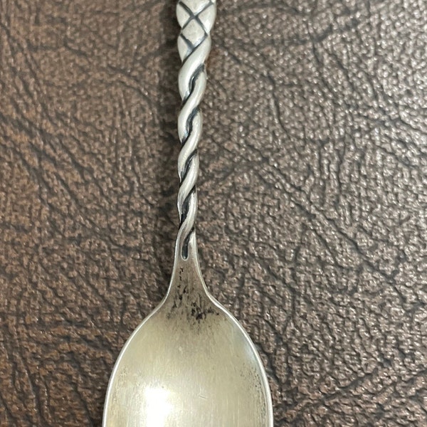 antique sterling Silver spoon hallmarked "W" small to medium sized display spoon