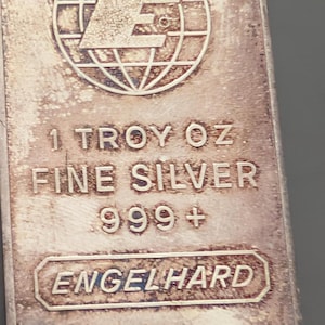 vintage 1 Troy oz .999+ fine silver bar – Rare, random serial number