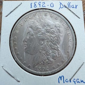 1892-O Morgan Silver Dollar – New Orleans Minted Collectible coin rare