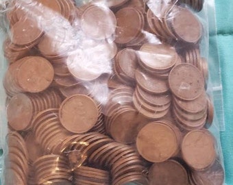 Unsearched Wheat Pennies 1909-1958 (1.5 lbs) - Coin Collecting Gift