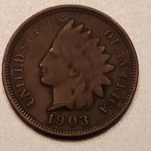Cinque penny indiani del 1900, monete di rame di qualità superiore o superiore, valuta antica degli Stati Uniti, regali per lui, collezionismo di monete