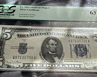 5 Dollar Bill Etsy