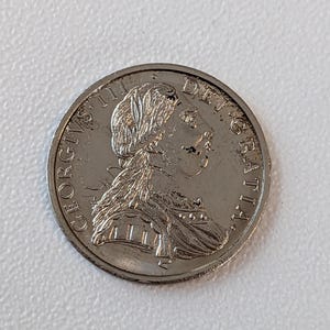 king George plus restrike 1787 high grade British shilling