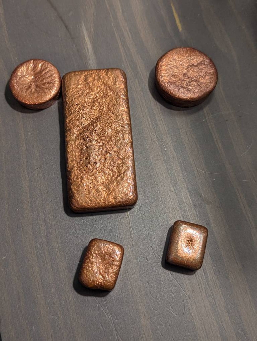 Handmade Copper Bullion Bars, Rounds, and Collectible Pieces Etsy