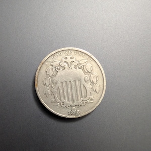 1868 Shield Nickel: Rare US Type Coin Collecting