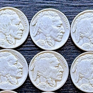 1920s Buffalo Nickels - Lot of 20 Readable Date Coins