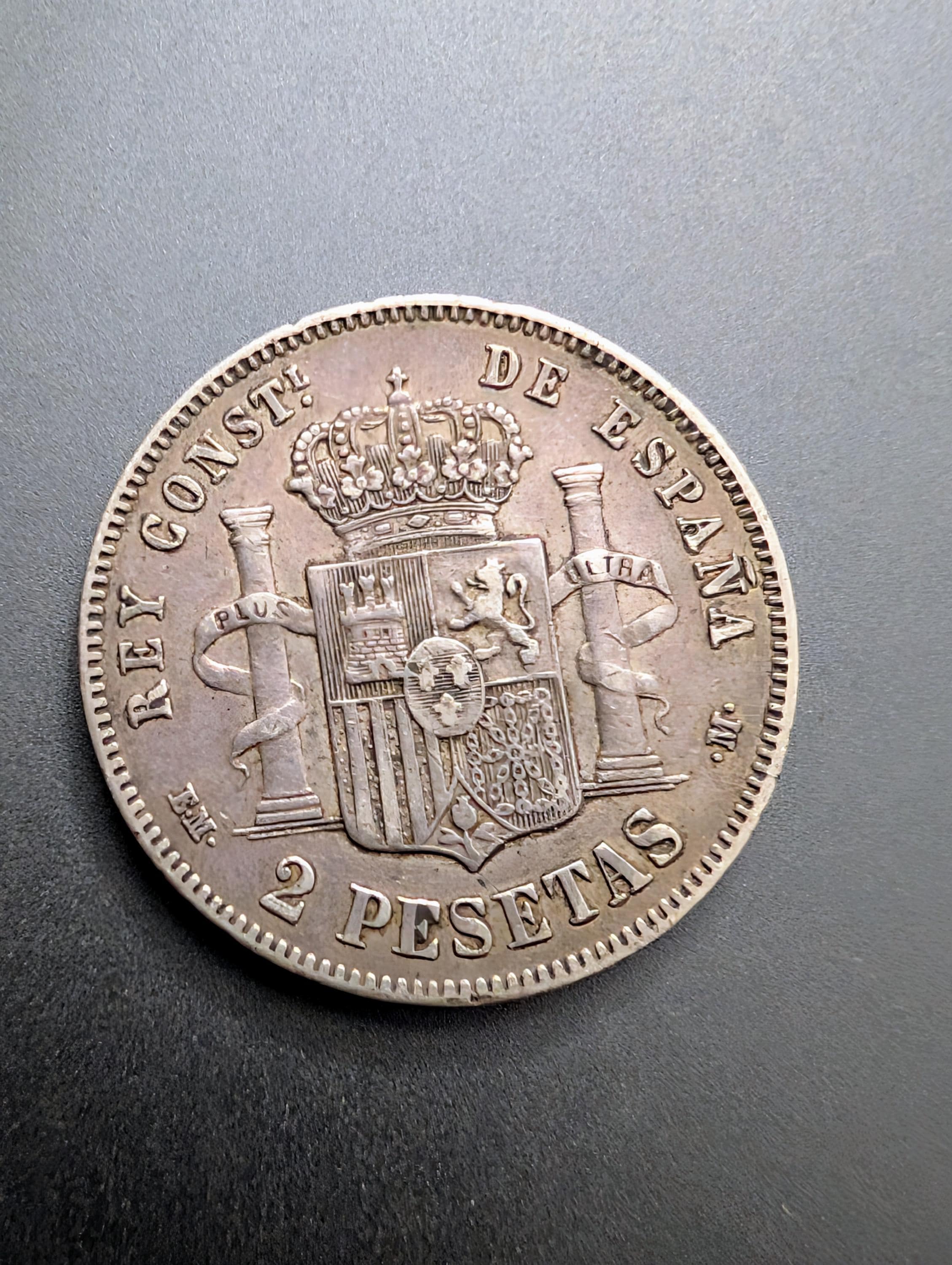 Rare 1879 Spanish Silver Peseta: Antique Colonial Currency for Collectors &  Numismatists - Etsy