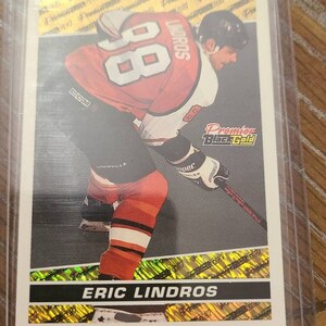 1994 Eric Lindros Philadelphia flyers cartão de hóquei da NHL e Eric Lindros Philadelphia flyers
