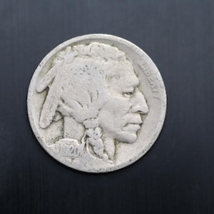 1920 buffalo nickel coin nice condition