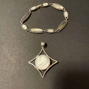 Sterlingzilveren 925 maansteen armband en bijpassende schuifregelaar gratis verzending