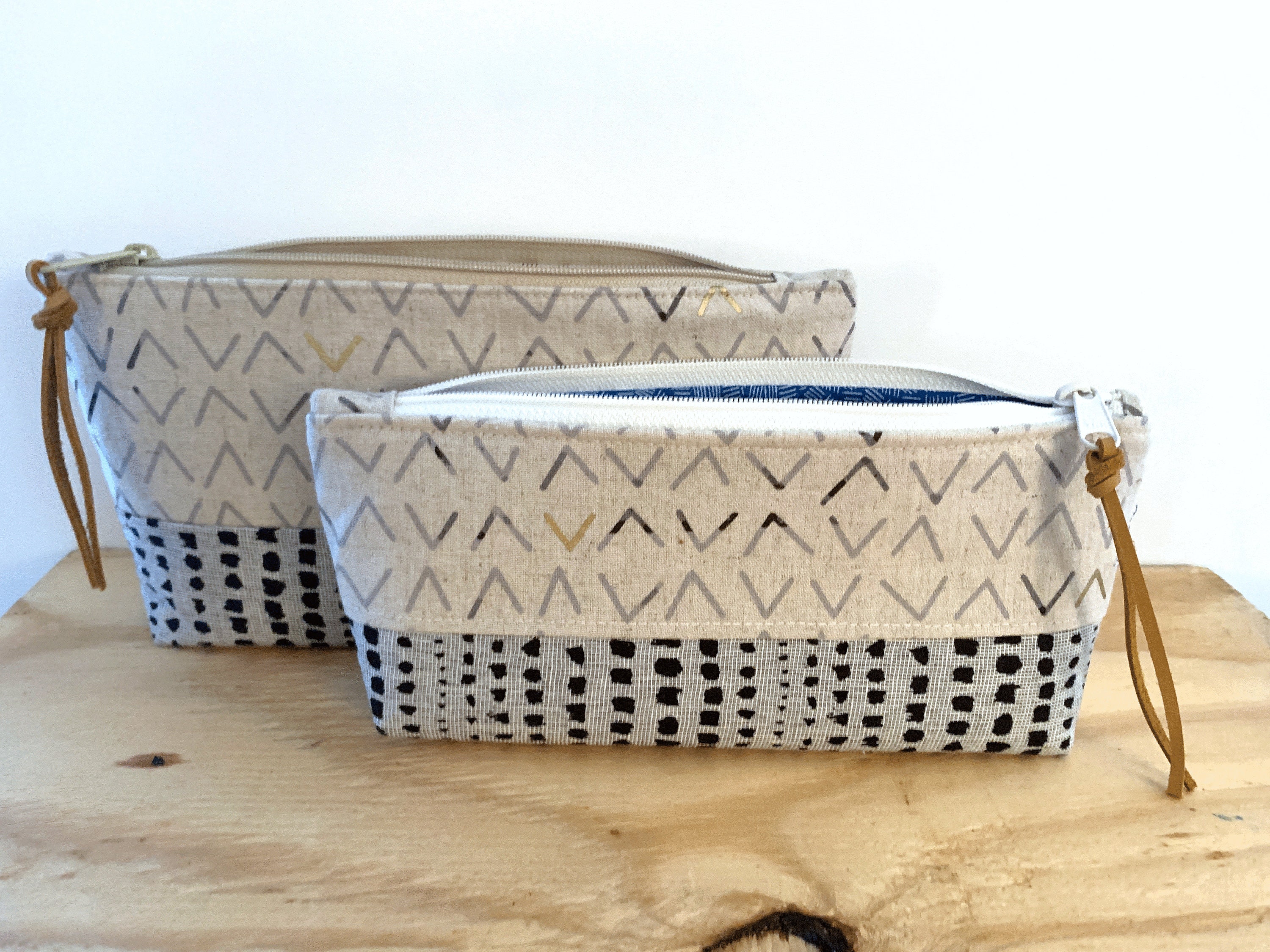 Neutral Color Patterned Bags Etsy