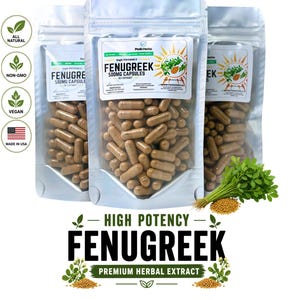 Pure Fenugreek Extract Capsules by Peak Herbs