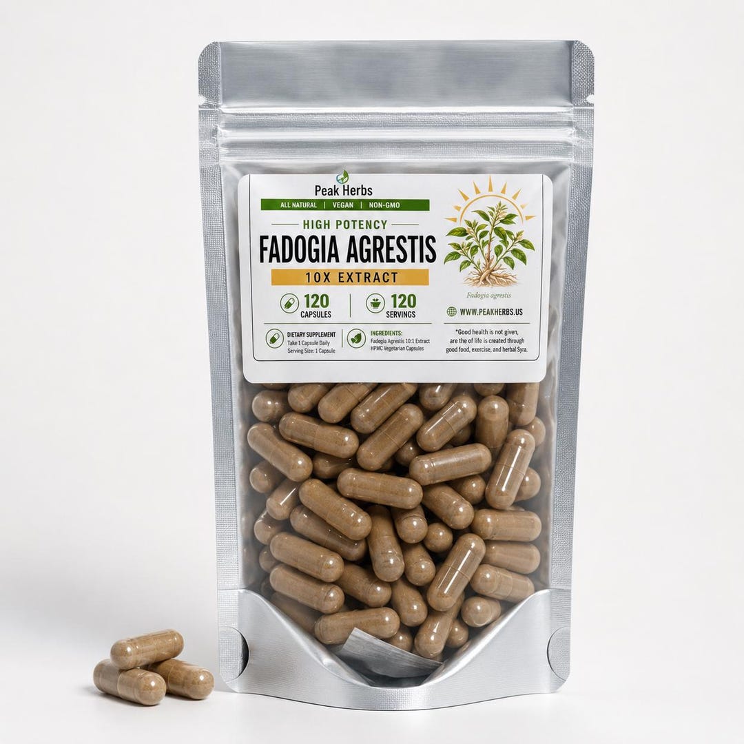 Fadogia Agrestis Extract Capsules by Peak Herbs - Etsy