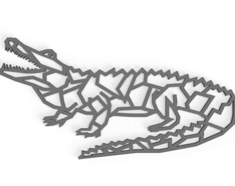 Crocodile - Fichier STL imprimable en 3D