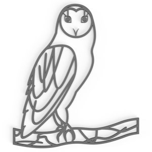 Owl - 3D Printable STL File