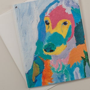Golden Retriever Notecard by Abby