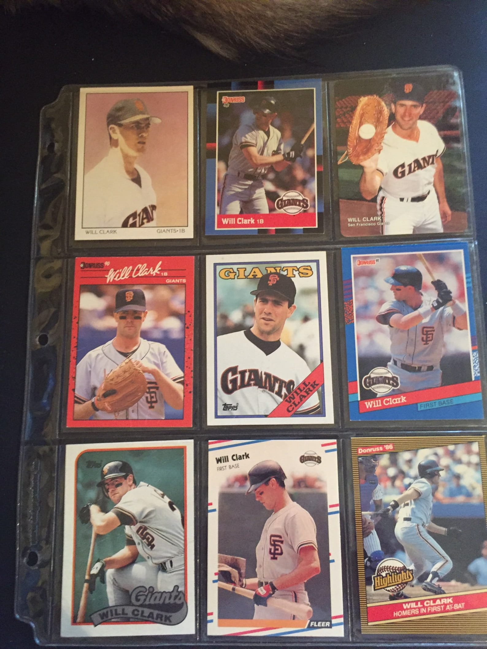 Will Clark Baseball Cards Lot Baseball Cards Topps Baseball Etsy