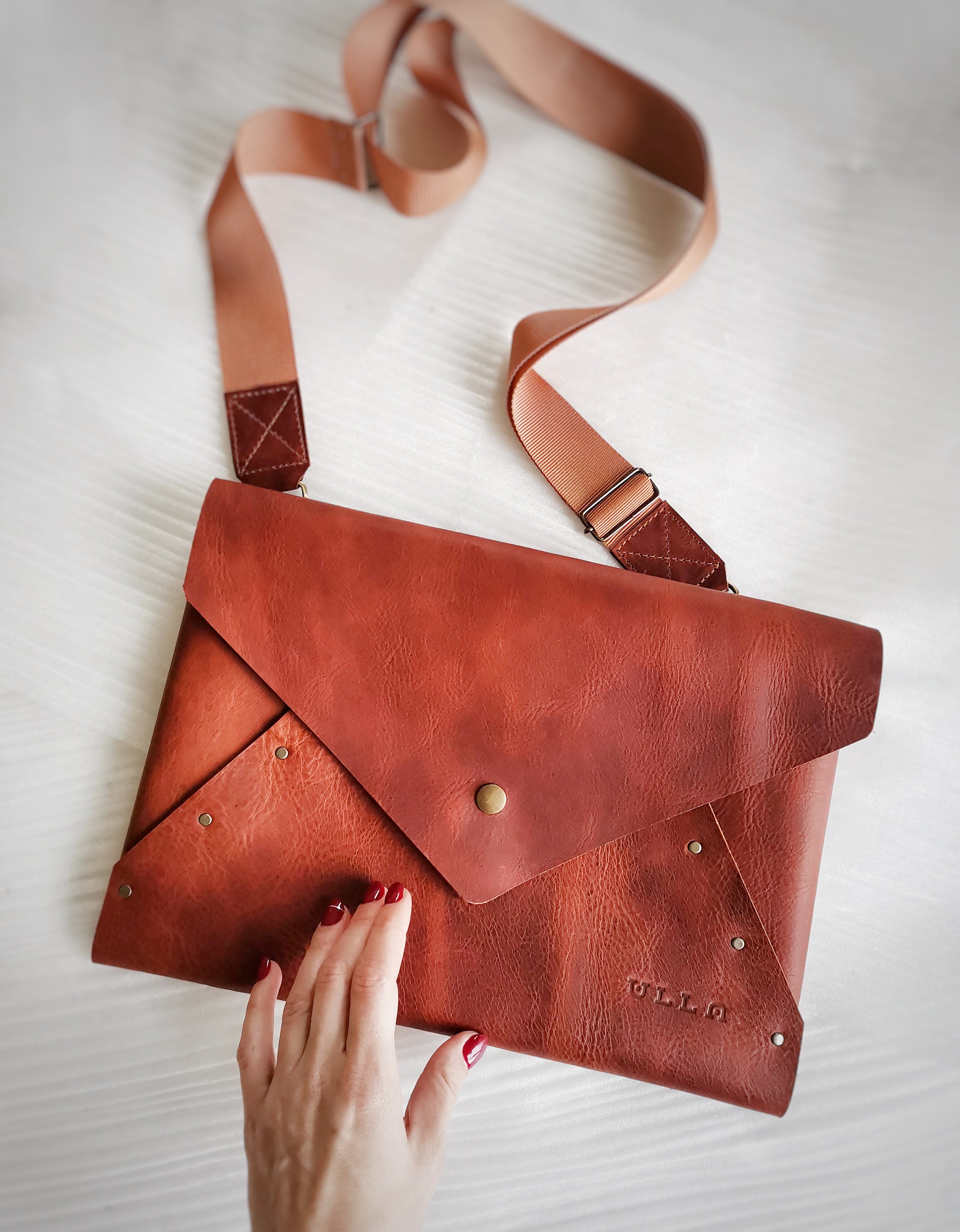 personalized laptop case with strap