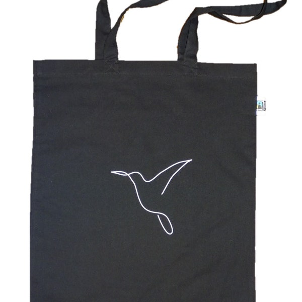 der brave Birdie-Beutel - Stoffbeutel / Jutebeutel - Wienliebe, Vienna - minimalism - Bird-design - Tote Bag