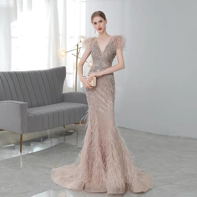 beaded and sequin evening gowns