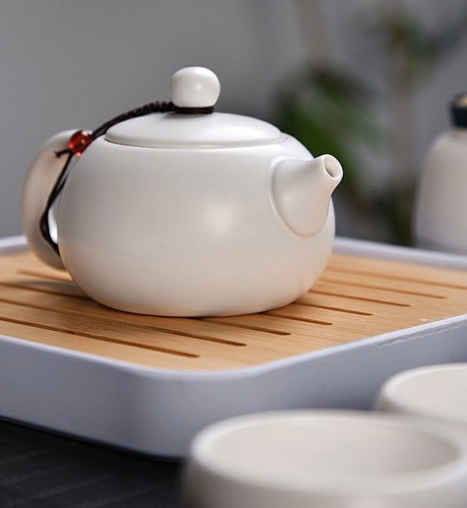Zen Porcelain Tea Set Etsy